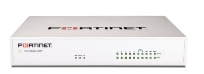 FortiGate-61F - equipment only (10 x GE RJ45 ports (including 2 x WAN Ports, 1 x DMZ Port, 7 x Internal Ports), 128GB SSD onboard storage.)