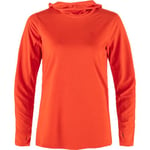 Fjallraven 84108-214 Abisko Sun-Hoodie W Sweatshirt Femme Flame Orange Taille L