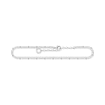 Thomas Sabo, Women’s Sterling silver Not a gem Anklet, Silver, one size - AK0030-001-21-L27V