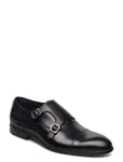 Double Monk Strap Shoe Black TGA By Ahler