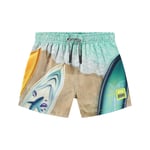 Molo Niko Board Shorts Surf Art | Beige | 92/98 cm