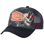 Casquette coupe trucker Von Dutch en coton noire imprimée camouflage