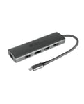 Alcasa HUB-C001A hub & concentrateur USB Type-C 5000 Mbit/s Anthracite