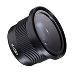 walimex pro de 58 mm de 0.42 x-Fish Eye Objectif Macro