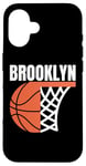 iPhone 16 Brooklyn new york city basketball net graphic sport players Case