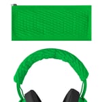Geekria Flex Fabric Headband Pad Compatible with Razer Kraken Pro V2, 7.1 V2 Headphone Replacement Headband/Headband Cushion/Replacement Pad Repair Parts (Green).