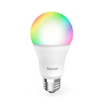 Hama Ampoule Connectée WIFI, Ampoule LED E27 Multicolore RVBB, 2700-6500K, Ampoule Smart Intelligente, Matter, Ampoule Alexa/Google Home, 9W, 806 lm, Dimmable, comm. voc./appl