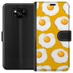 Lommeboketui til Xiaomi Poco X3 NFC med Stekt egg motiv