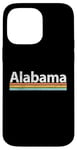 Coque pour iPhone 14 Pro Max Alabama - AL - Vintage / Worn Design - Classic