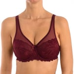 DIM Soutien-Gorge Femme avec Armatures Generous Essentiel x1, Rubis Foncé, 90D