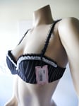 CHANTAL THOMASS soutien gorge PARTY noir et blanc T02920 french cancan 90C 90 C