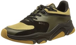 BOSS Homme Asher_Runn_MX Basket, Open Green340, 40 EU