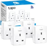 Tapo Smart Plug Wi-Fi Outlet, Works with Amazon Alexa & Google 4-Pack