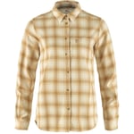 Fjällräven Fjällräven Övik Flannel Shirt W - Chalk White-dune Beige - Dam - XS- Naturkompaniet