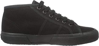 Superga 2754 COTU, Hohe Sneaker,Mixte Enfant Noir - Noir (997) 35.5 EU