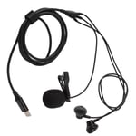 USB C Earphones Wired Ear Buds Type C Noise Reduction Headphone With Microph New