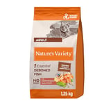 Nature's Variety Selected - Croquettes pour Chats Adultes - Sans céréales - au Saumon norvégien sans arêtes - 1,25kg