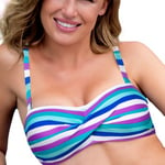 Wiki Wirefree Bandeau Bikini Top Mixed C 85 Dame