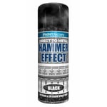 Black Hammer Effect Spray Paint Gloss Wood Metal Plastic Aerosol Spray 400ml