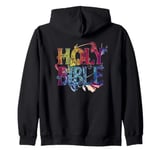 Colorful Holy Bible Costume Zip Hoodie