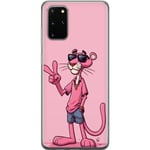 Samsung Galaxy S20+ Genomskinligt Skal Pink Panter Peace