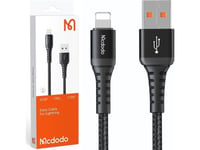 Mcdodo Usb Cable Mcdodo Ca-2260 Lightning Cable, 0.2M (Black)