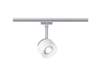 Paulmann Pane, Spotlight På Skinne, Led, 7,4 W, 2700 K, 400 Lm, Kromfarget, Hvit