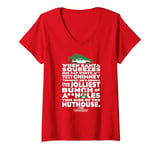 Womens National Lampoon's Christmas Vacation Jolliest Bunch Christmas V-Neck T-Shirt