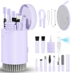 Kit De Nettoyage D'Écran De Téléphone Portable, Brosse De Clavier D'Ordinateur Pour Iphone, Airpods, Macbook, Ipad, Outil De Nettoyage 20 En 1 Pour Appareil Photo Pc, Moniteur, Écouteurs, Tv,