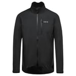 GORE WEAR Men's Cycling Jacket, GORE-TEX PACLITE, Black, M