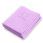 Primasole Tapis de yoga, de voyage, de pilates, pliable, facile à transporter en classe, plage, parc, voyage, pique-nique, 4 mm d'épaisseur, couleur violette PSS91NH049A