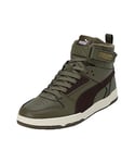 PUMA Mixte RBD Game WTR Basket, Deep Olive-Dark Chocolate Team Gold, 42 EU