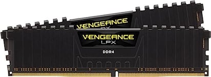 Corsair VENGEANCELPX16GB (2 x 8 Go) DDR4 3600 (Pc4-28800) C181.35V Mémoire de Bureau Noir