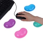 Computer Gel Mouse Hand Wrist Rests Support Cushion Pad Silicone Blue