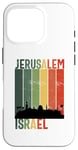 iPhone 16 Pro Jerusalem Israel Skyline Jewish Israeli Souvenir Women Men Case