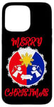 Coque pour iPhone 15 Pro Max Pinoy Drapeau philippin philippin soleil Noël ange crèche