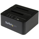 StarTech.com Standalone Hard Drive Duplicator, Dual Bay HDD/SSD Cloner