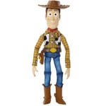 Disney och Pixar Toy Story Filmleksaker, Talande Woody Figur och Trasdocka Kropp, 20 Fraser, Dra i Fliken Aktiverar Ljud, Roundup Fun Woody