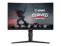 Msi Mag 275Cqrf Qd E2 27Inch Rapid Va Curved 180Hz 300Cd/M2 0.5Ms 2Xhdmi 2.0 Dp Usb Type-C 15W Height