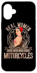 Coque pour iPhone 16 Plus Sexy Real Chick Ride Moto Femme Biker Babe Pin Up