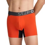 STEP ONE | Mens Bamboo Trunk (Shorter) | Anti Chafe, Moisture Wicking Underwear for Men | Butter Nuts | XXL