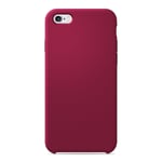 Coque silicone unie Soft Touch Rouge Passion compatible Apple iPhone 6 iPhone 6S - Neuf