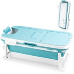 Hengda - Baignoire Pliable Baignoire Pliante Portable pp+tpe Pliable avec Poignée 149x60x50cm pour Enfant et Adulte