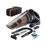 Aspirateur de voiture,Accessoires de voiture,Petit aspirateur de voiture portable haute puissance 12 v avec accessoires, sac,Kit de détails