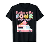 Brother of the FOUR ever Sweet Ice-cream Truck 4th Birthday T-Shirt