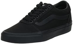 Vans Men's Mn Ward Sneaker, Black Canvas Black 186, 8.5 UK