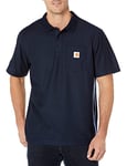 Polo de travail avec poche pour hommes Carhartt K570 - Coupe originale, M, bleu marine, 1