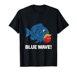 Trump Head Swallowed by Giant Blue Wave Fish T-Shirt