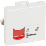 5 st Mosaikdatauttag RJ45 Cat-5E FTP 2M vit