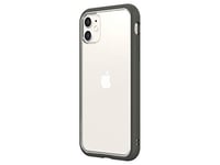 RhinoShield Coque Compatible avec [iPhone 11] | Mod NX - Protection Fine Personnalisable avec Technologie d'absorption des Chocs [sans BPA] - Graphite